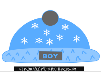 Printable Baby Boy Cap Prop