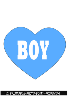 Boy Prop for Baby Shower Party Photo Booth