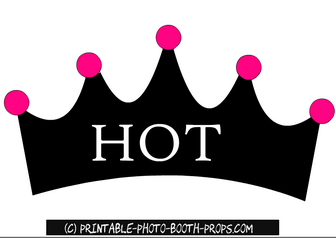 Free Printable Hot Prop for Bachelorette Party Photo Booth 