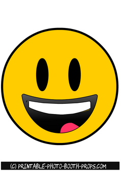 Laughing Emoji Photo Booth Prop