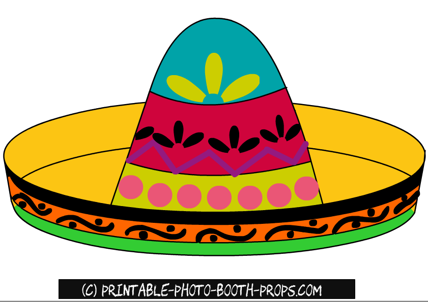 Free Printable Mexican Photo Booth Props