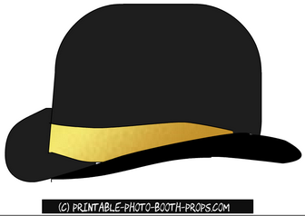 Cute Black and Gold Hat Prop