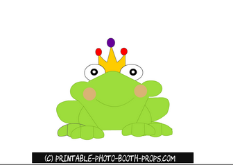 Frog Prince Photo Booth Prop