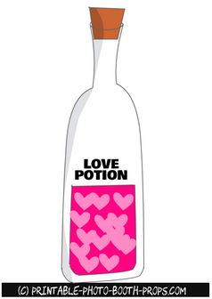 Free Printable Love Potion Prop