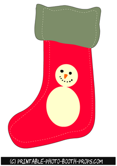 Christmas Stockings Prop Printable