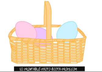 Basket with Easter Eggs