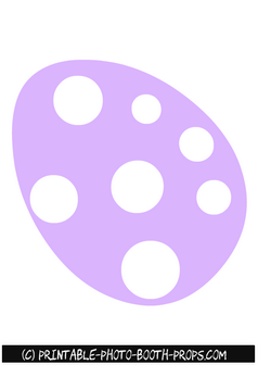Easter Egg with Polka Dots