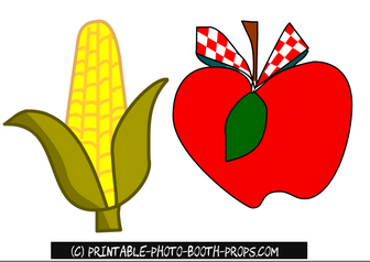 Apple and Corn Props