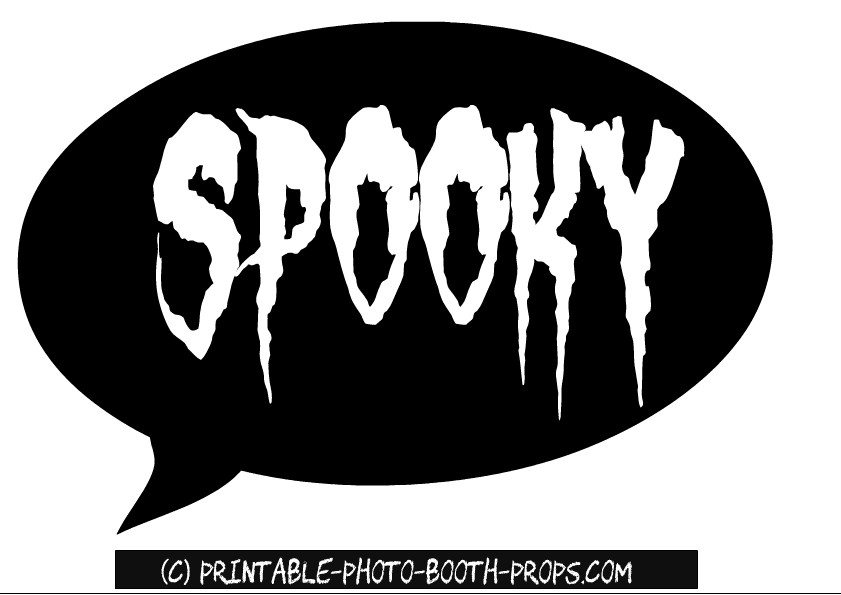 Printable Spooky Letters