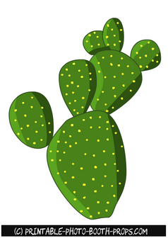 Free Printable Cactus Photo Booth Prop