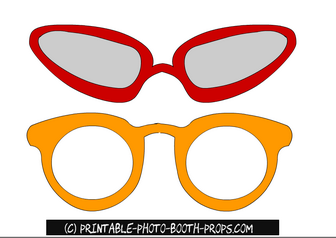 Free Printable Cool Glasses Photo Booth Props