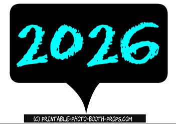 2026 Speech Bubble Prop