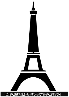 Free Printable Eifel Tower Prop