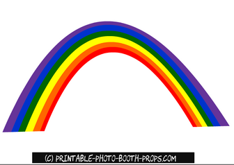 Free Printable Rainbow Prop