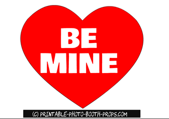 Be Mine Heart Prop