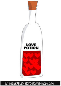 Red Love Potion Prop