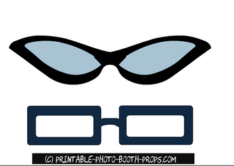 Free Printable Fun Glasses Photo Booth Props